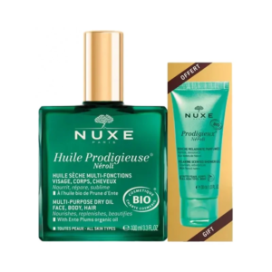 NUXE PACK HUILE SECHE MULTI FONCTIONS 100ML + DOUCHE RELAXANTE PARFUMEE 30ML