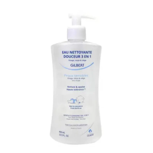 GILBERT EAU NETTOYANTE DOUCEUR 3EN1 VISAGE CORPS ET CHEVEUX DES LA NAISSAINCE 400ML
