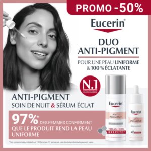 EUCERIN ANTI-PIGMENT DUO PACK SOIN DE NUIT 50ML + SERUM ECLAT 30ML