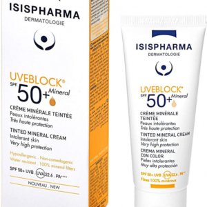 ISISPHARMA UVEBLOCK SPF50+ CREME MINERALE TEINTEE 40ML