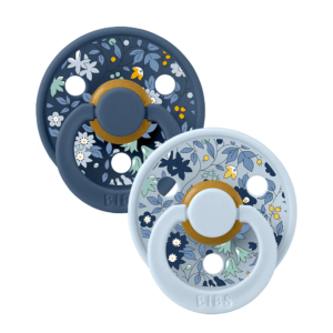 BIBS LIBERTY COLOUR CHAMOMILE LAWN BABY BLUE MIX SISE 1 B2