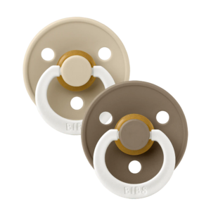 BIBS PACIFER COLOUR DARK OAK GLOW VANILLIA GLOW SIZE 2 B2