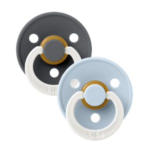 BIBS TETINES IRON GLOW BABY BLUE SIZE 1