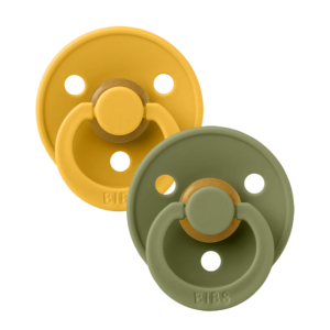 BIBS PACIFER 0-6 MOIS COLOUR HONEY BEE OLIVE SIZE 1 B2
