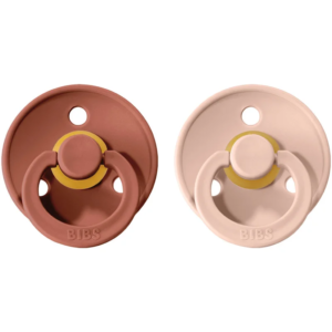 BIBS PACIFIER WOODCHUCK BLUSH 2 SUCETTES