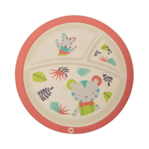 BEBE CONFORT ASSIETTE APPRENTISSAGE AVEC COMPARTIMENTS BAMBOO JUNGLE VIBES
