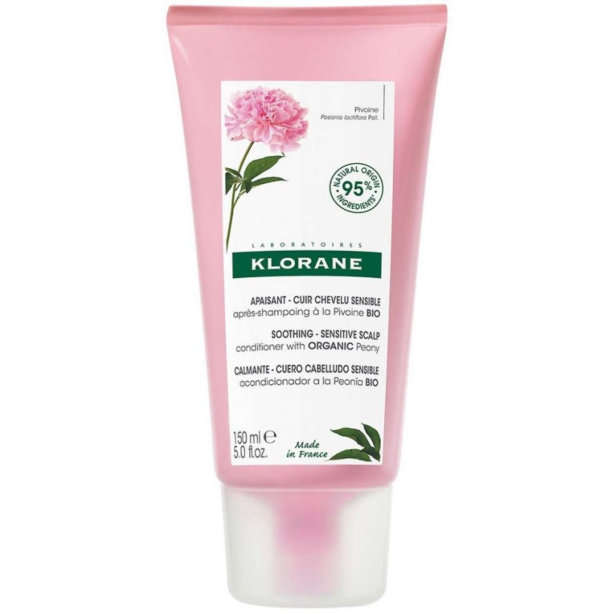 KLORANE Balzám s BIO pivoňkou na citlivou pokožku 150 ml-1200x1200