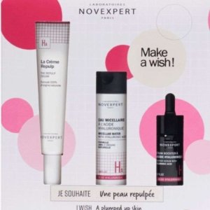 NOVEXPERT PACK PEAU REPULPEE CREME REPULPE 40ML + EAU MICELLAIRE ACIDE HYALURONIQUE 50ML + SERUM BOOSTER ACIDE HYALURONIQUE 10ML