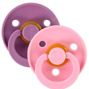 BIBS PACIFIER LAVENDER BABY PINK 2 SUCETTES