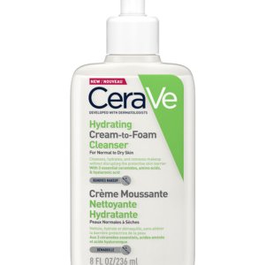 CERAVE CREME MOUSSANTE NETTOYANTE HYDRATANTE PEAUX NORMALES A SECHES 236ML